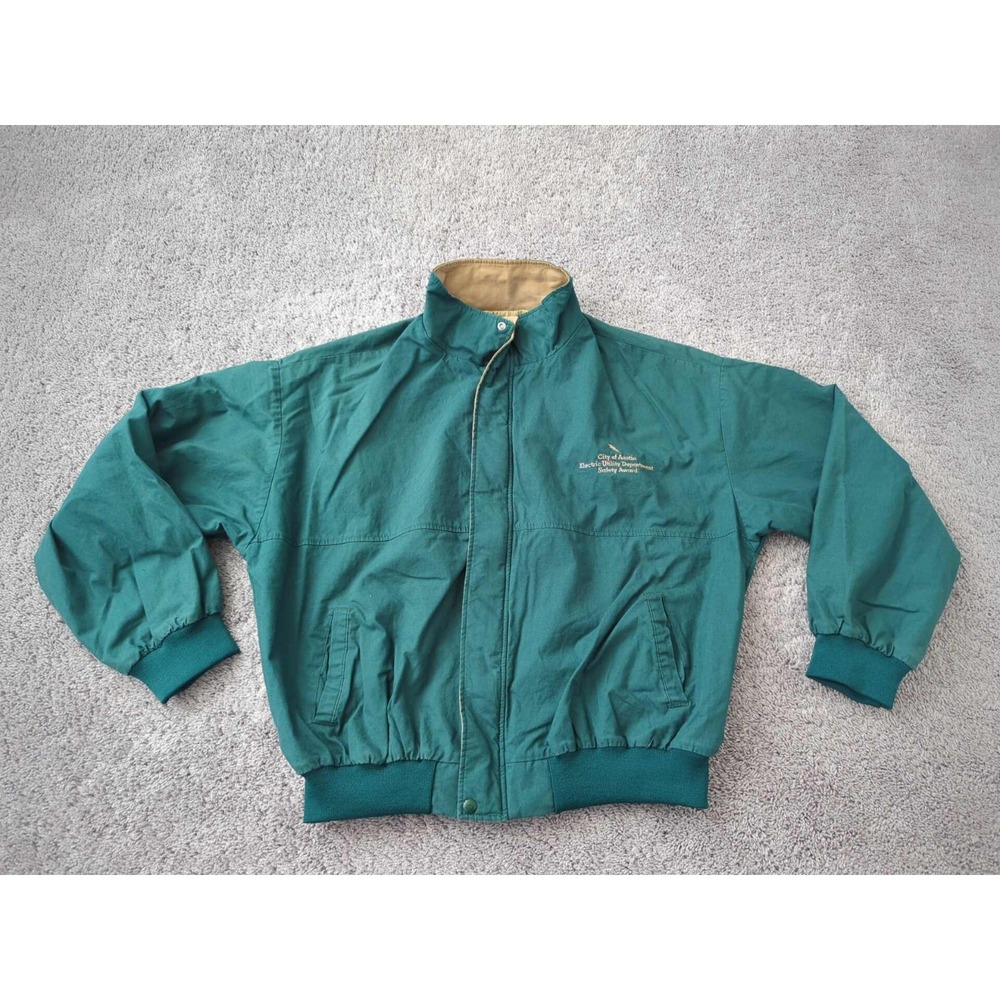 City of Austin Electric Utility Dept Jacket Mens XXL Holloway Bomber Made in USA